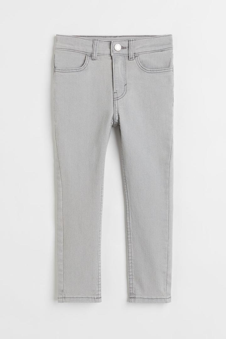 H & M - Skinny Fit Jeans - Gray