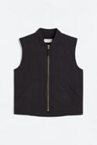 H & M - Cotton Canvas Vest - Black