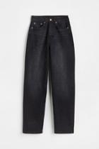 H & M - 90s Straight High Jeans - Gray