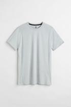 H & M - Muscle Fit Sports Shirt - Gray