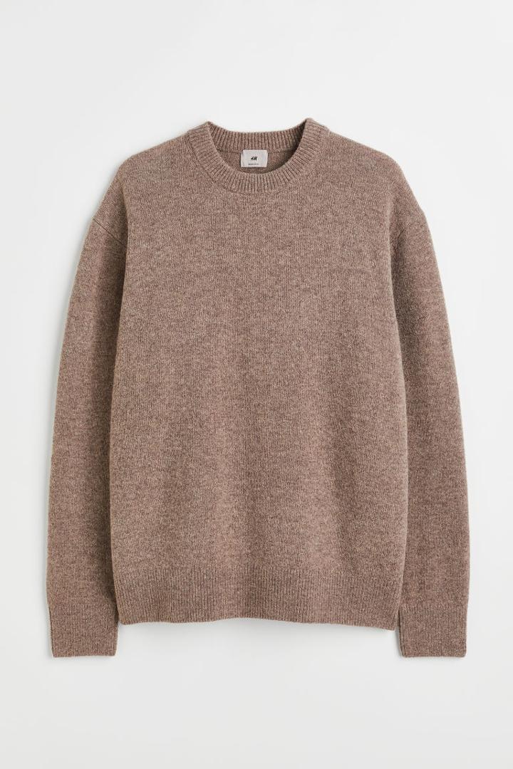 H & M - Knit Wool Sweater - Beige