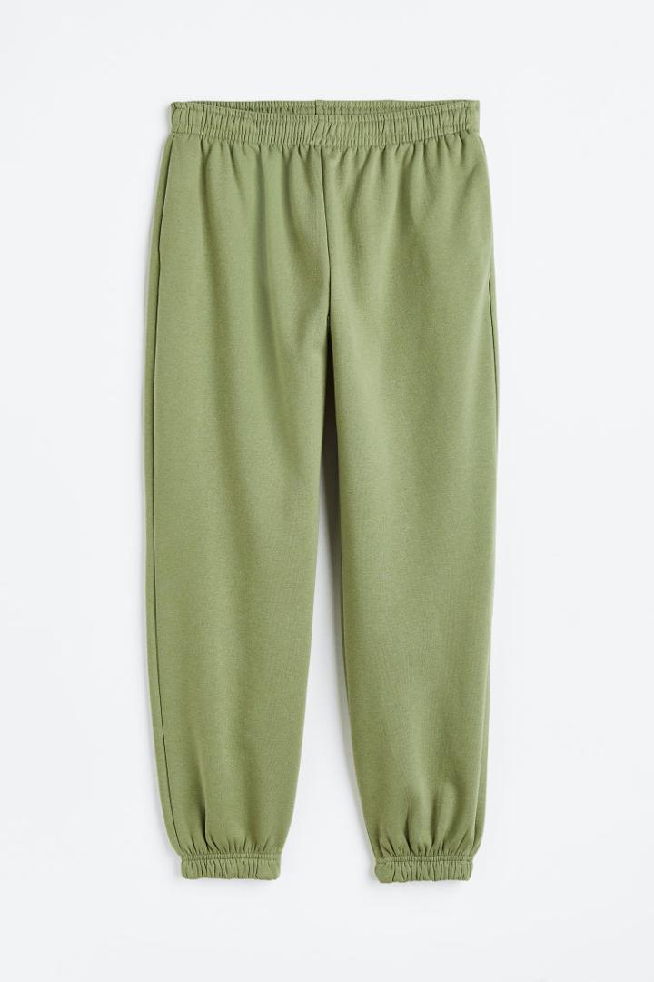 H & M - Oversized Joggers - Green