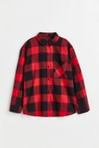 H & M - Plaid Shirt - Red