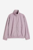 H & M - Nylon Track Jacket - Purple