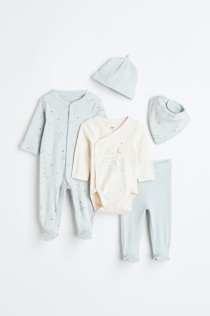 H & M - 5-piece Set - Turquoise