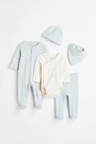 H & M - 5-piece Set - Turquoise