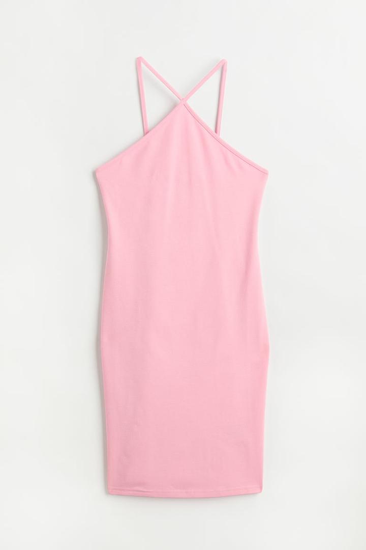 H & M - Cotton Dress - Pink