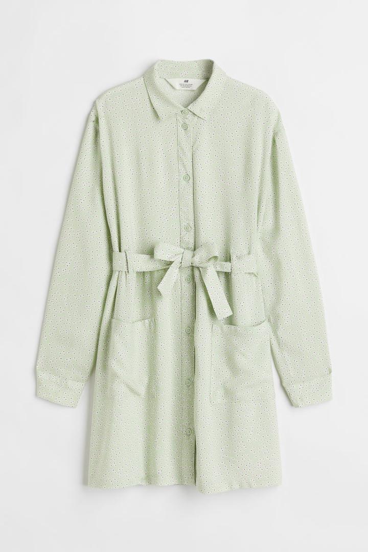 H & M - Shirt Dress - Green