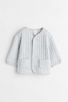 H & M - Quilted Cardigan - Gray