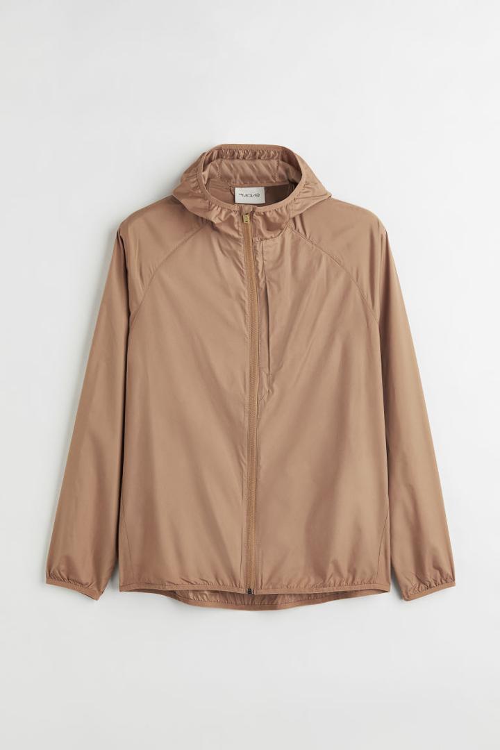 H & M - Regular Fit Sports Windbreaker - Beige