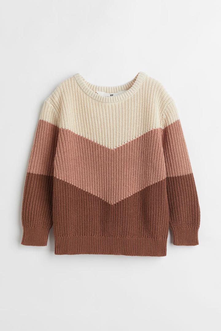 H & M - Cotton Sweater - Beige