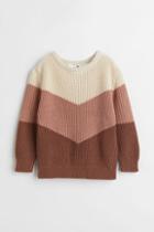 H & M - Cotton Sweater - Beige