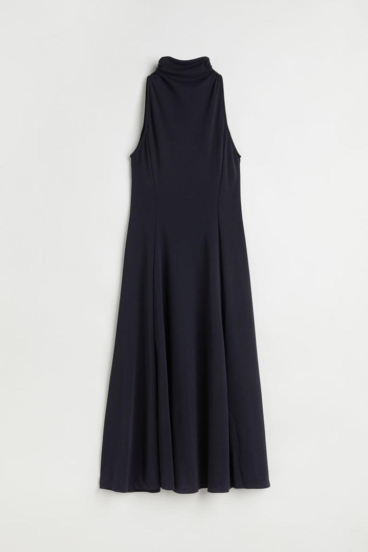 H & M - Sleeveless Turtleneck Dress - Blue