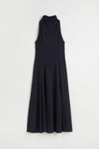 H & M - Sleeveless Turtleneck Dress - Blue