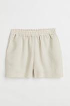 H & M - Linen-blend Shorts - Beige