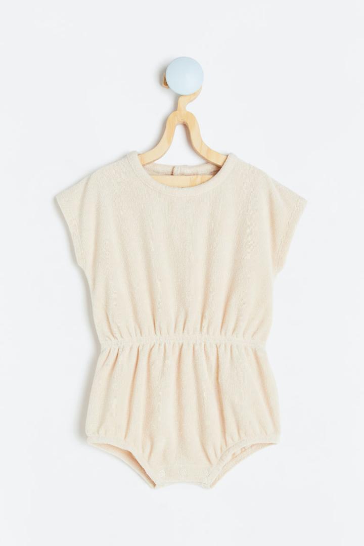 H & M - Terry Jumpsuit - Beige
