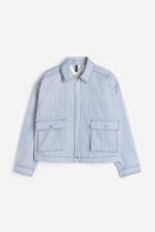 H & M - H & M+ Twill Utility Jacket - Blue