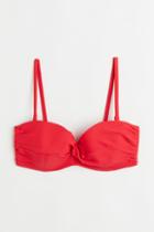 H & M - Balconette Bikini Top - Red