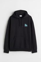 H & M - Relaxed-fit Hoodie - Black