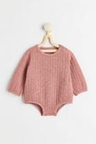 H & M - Quilted Romper Suit - Red