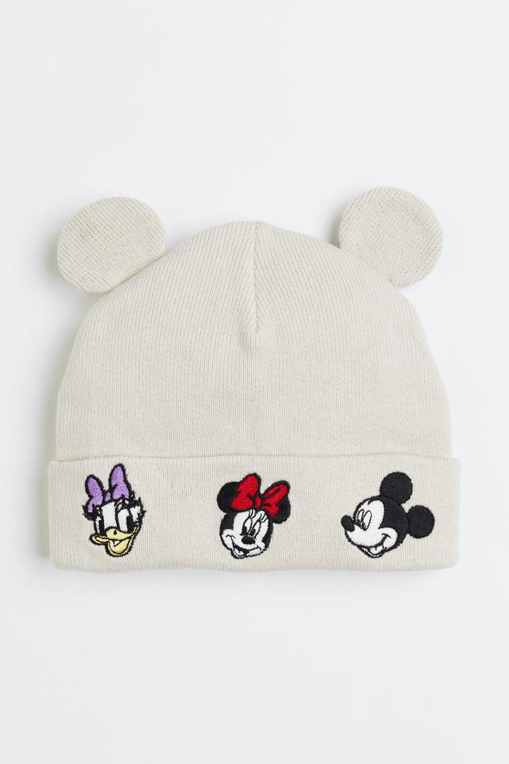 H & M - Motif-detail Hat - Beige