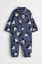 H & M - Fleece Jumpsuit - Blue