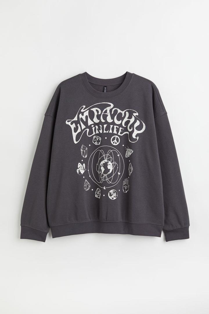 H & M - H & M+ Sweatshirt - Gray