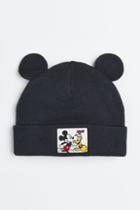 H & M - Motif-detail Hat - Gray