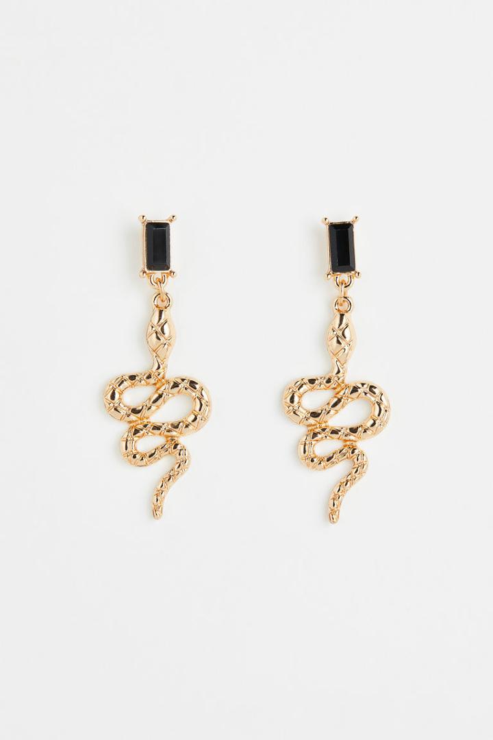 H & M - Pendant Earrings - Black