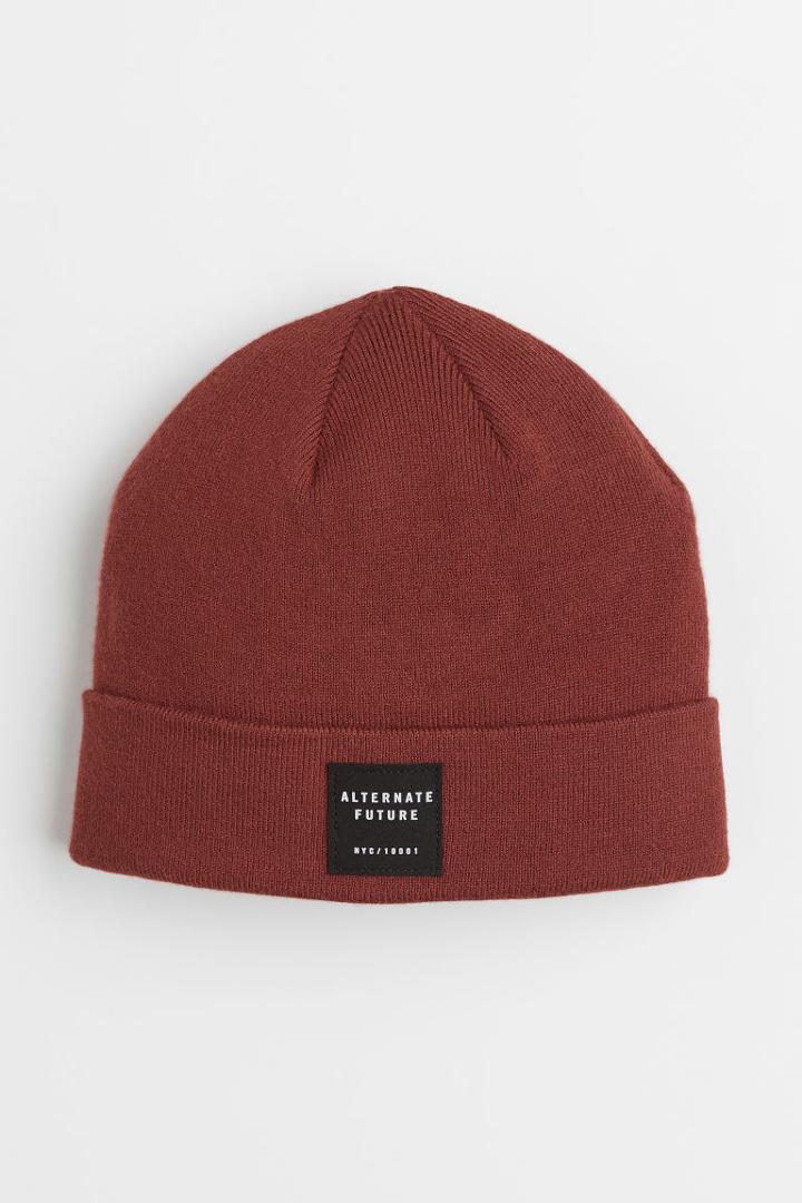 H & M - Fine-knit Hat - Orange