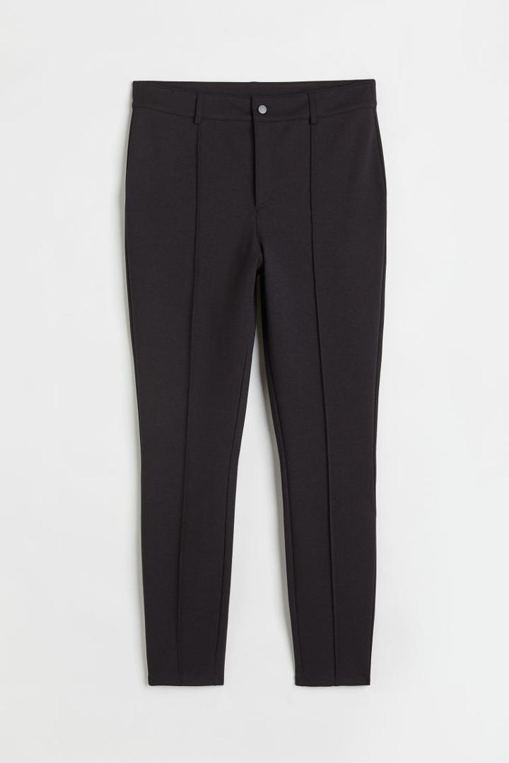 H & M - H & M+ Crease-front Leggings - Black