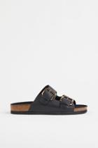 H & M - Two-strap Slides - Black