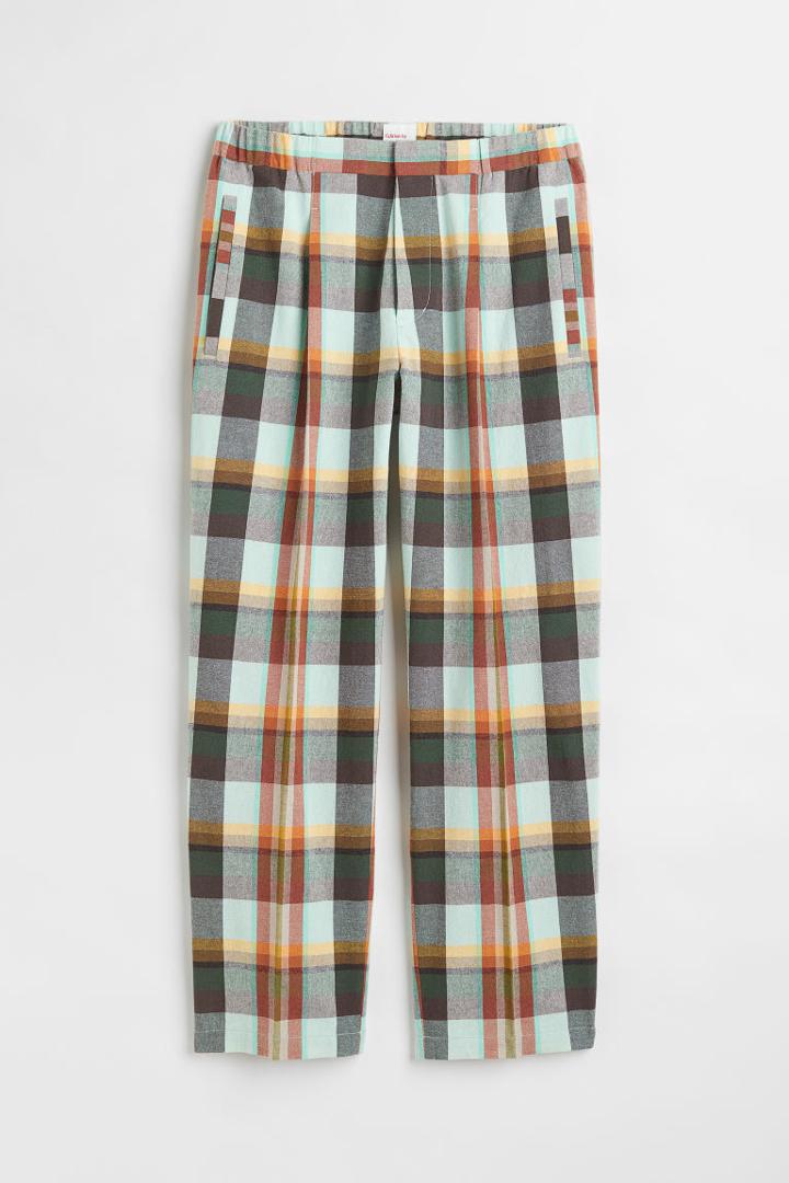 H & M - Cotton-blend Pants - Orange