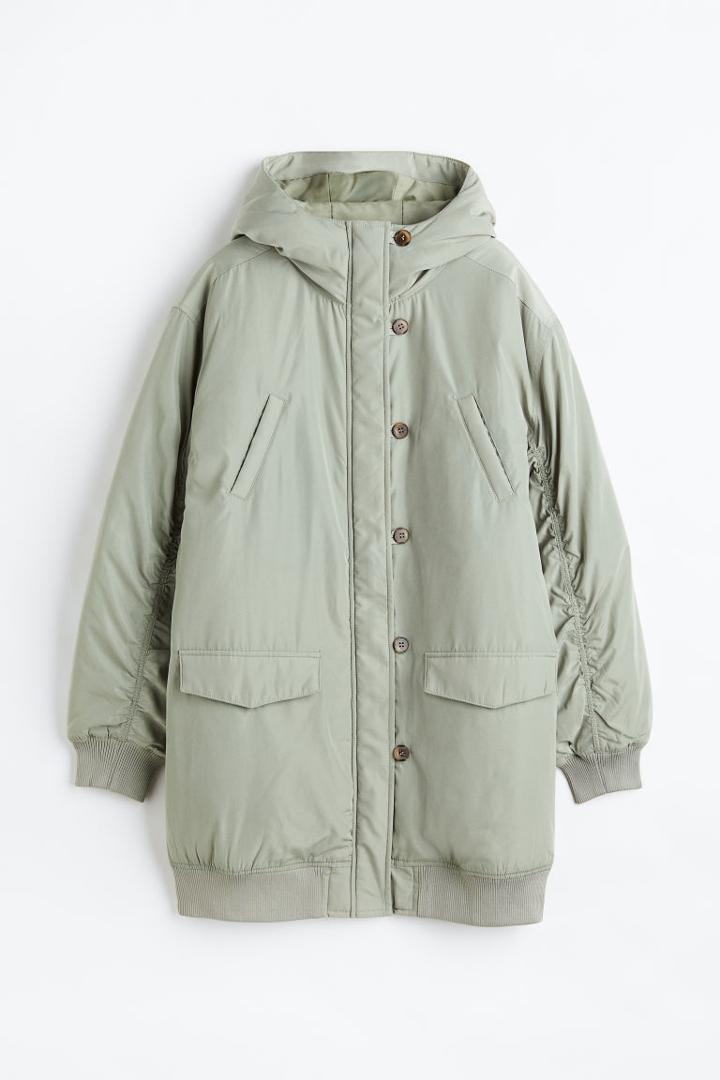 H & M - Padded Parka - Green