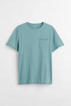H & M - Regular Fit T-shirt - Turquoise