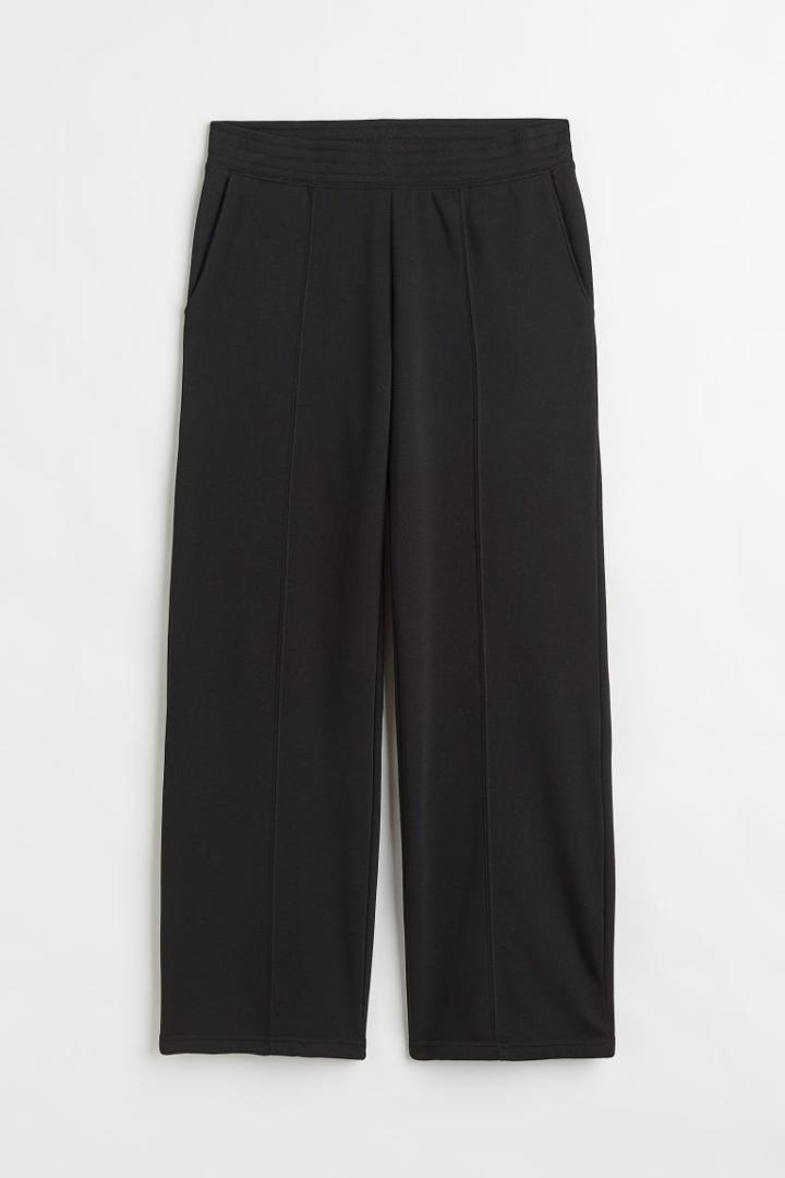 H & M - Straight-cut Joggers - Black