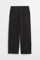 H & M - Straight-cut Joggers - Black