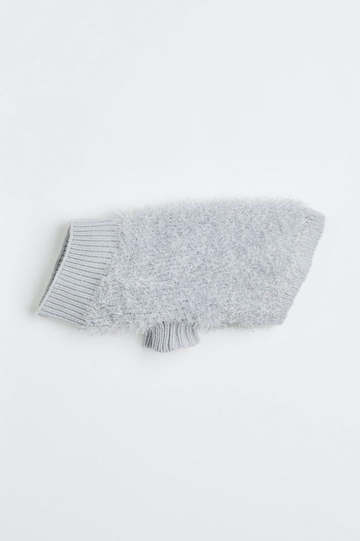 H & M - Fluffy Dog Sweater - White