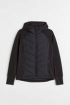 H & M - H & M+ Padded Hooded Outdoor Jacket - Black