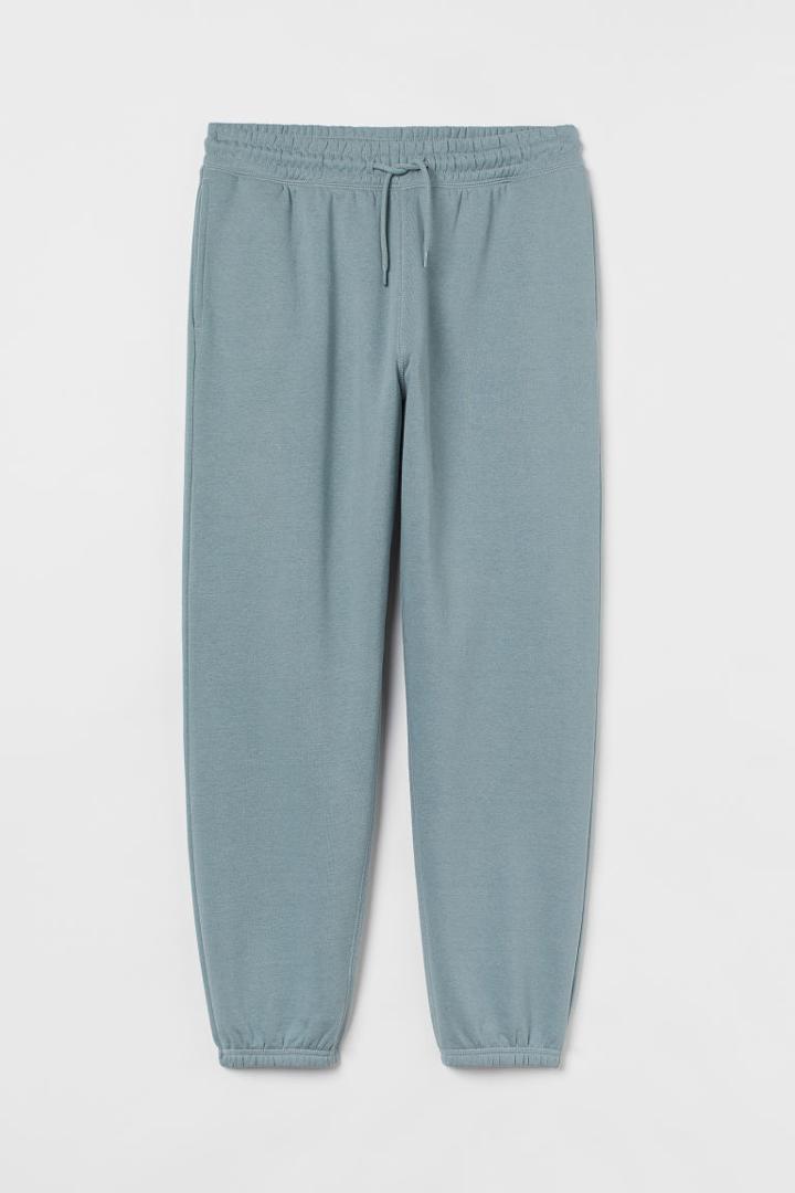 H & M - Relaxed Fit Joggers - Turquoise