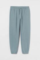 H & M - Relaxed Fit Joggers - Turquoise