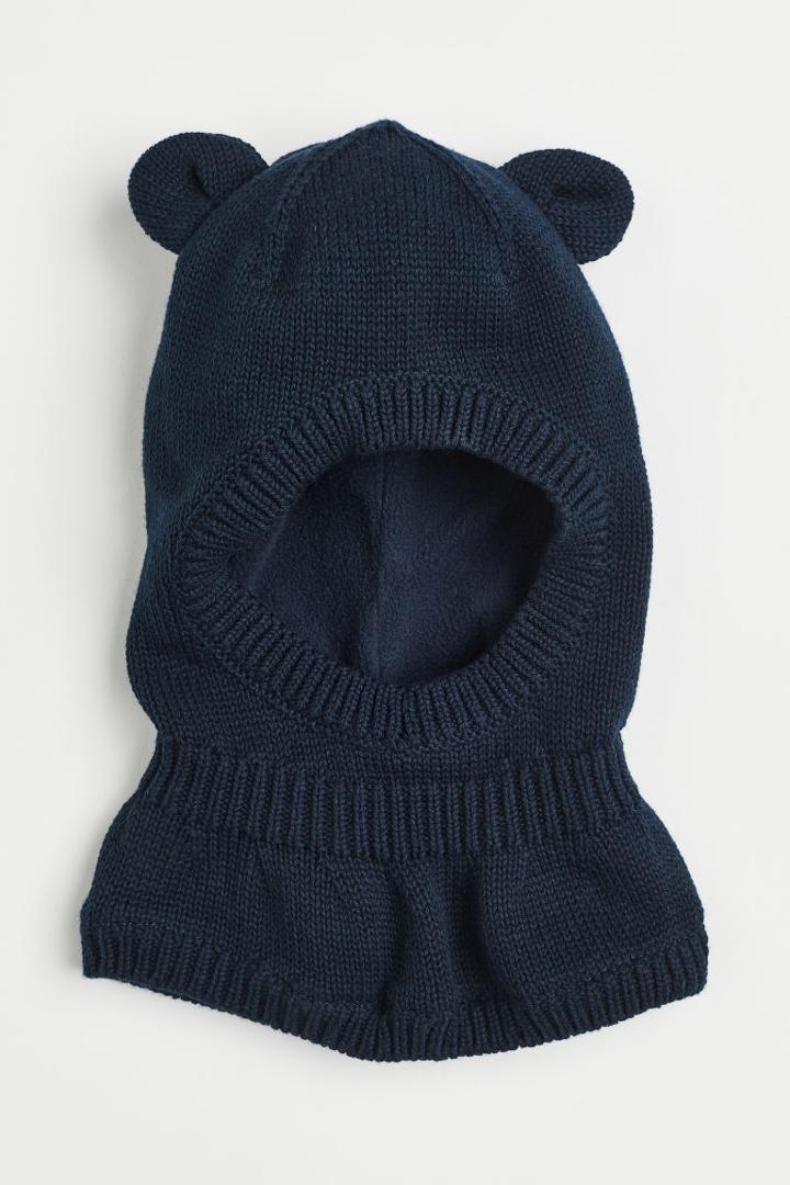 H & M - Fleece-lined Balaclava - Turquoise