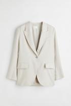 H & M - One-button Blazer - Beige