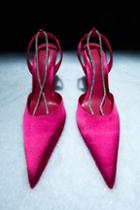 H & M - Pumps With Rhinestone Chain-detail - Pink