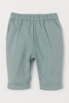 H & M - Cotton Pants - Green