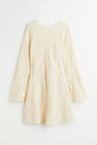 H & M - Tie-detail Dress - White