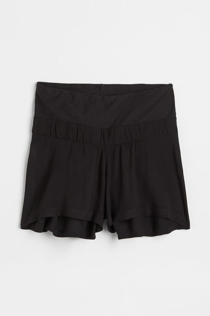 H & M - Mama Pull-on Shorts - Black