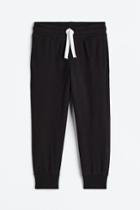 H & M - Jersey Joggers - Black