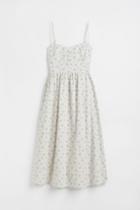 H & M - Linen-blend Dress - Gray