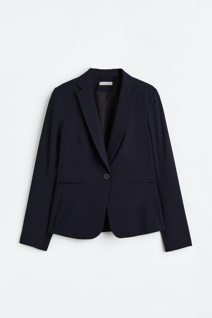 H & M - Fitted Blazer - Blue